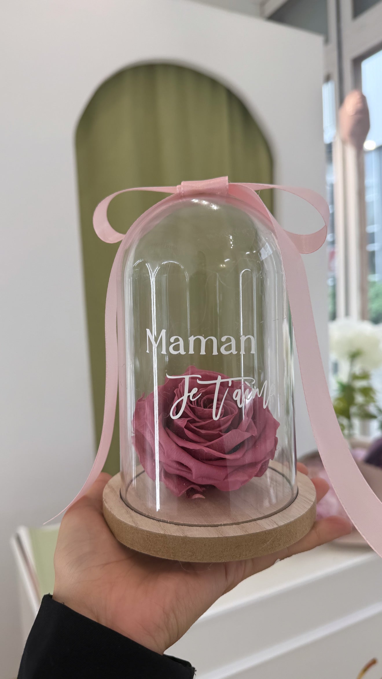 Cloche Rose eternelle