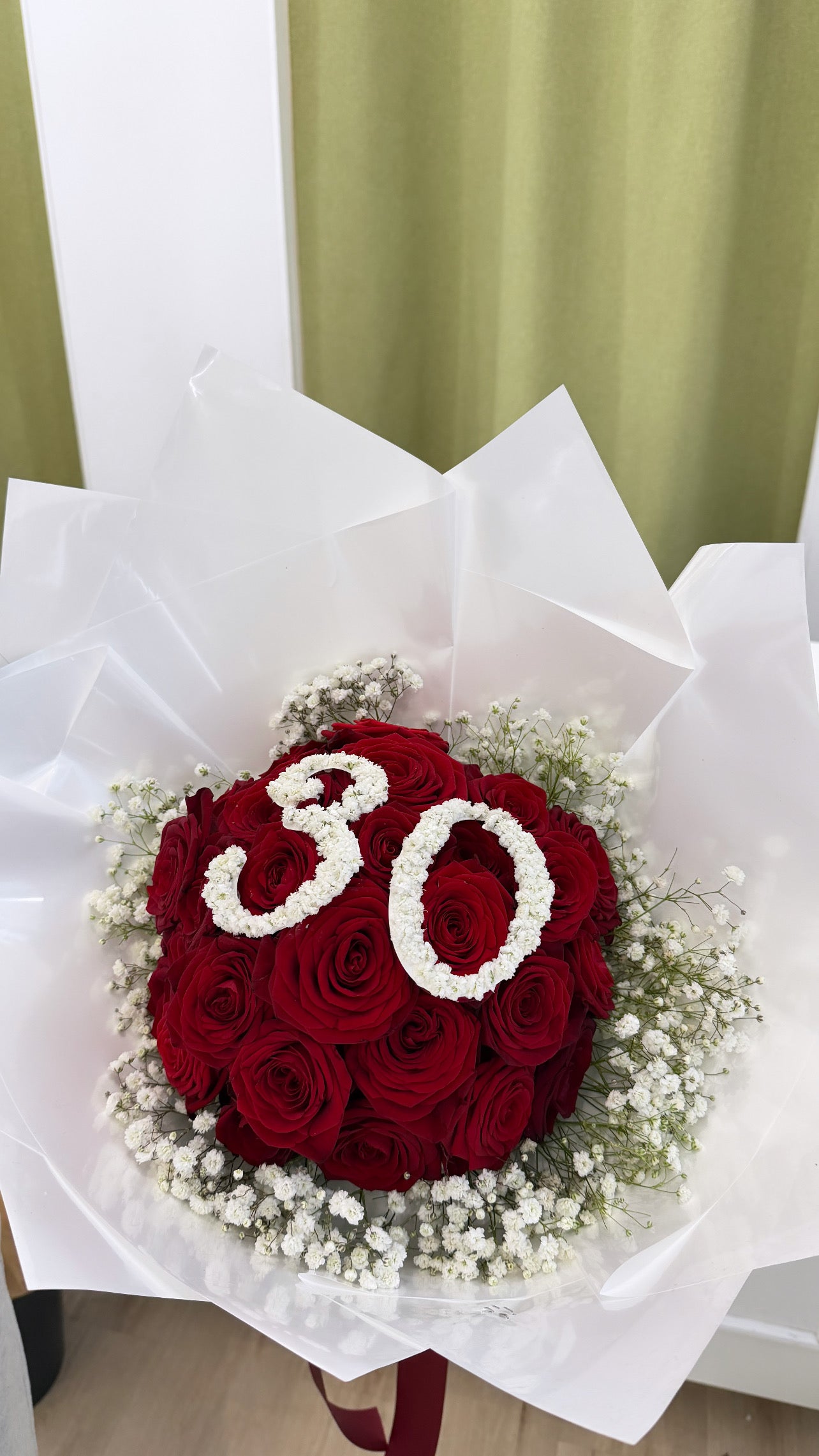 Bouquet de rose avec Chiffre