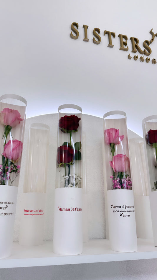 Rose en tube