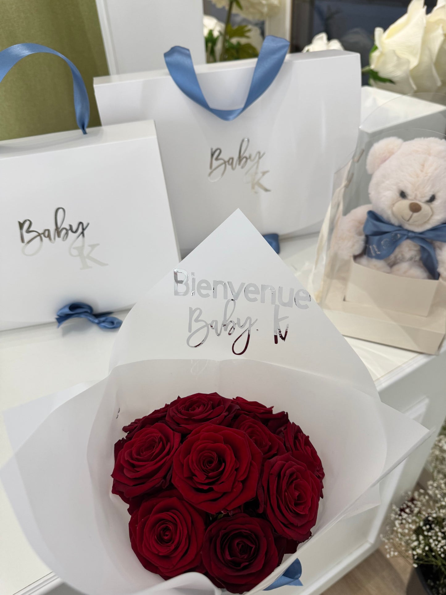 Bouquet de rose personnalisée