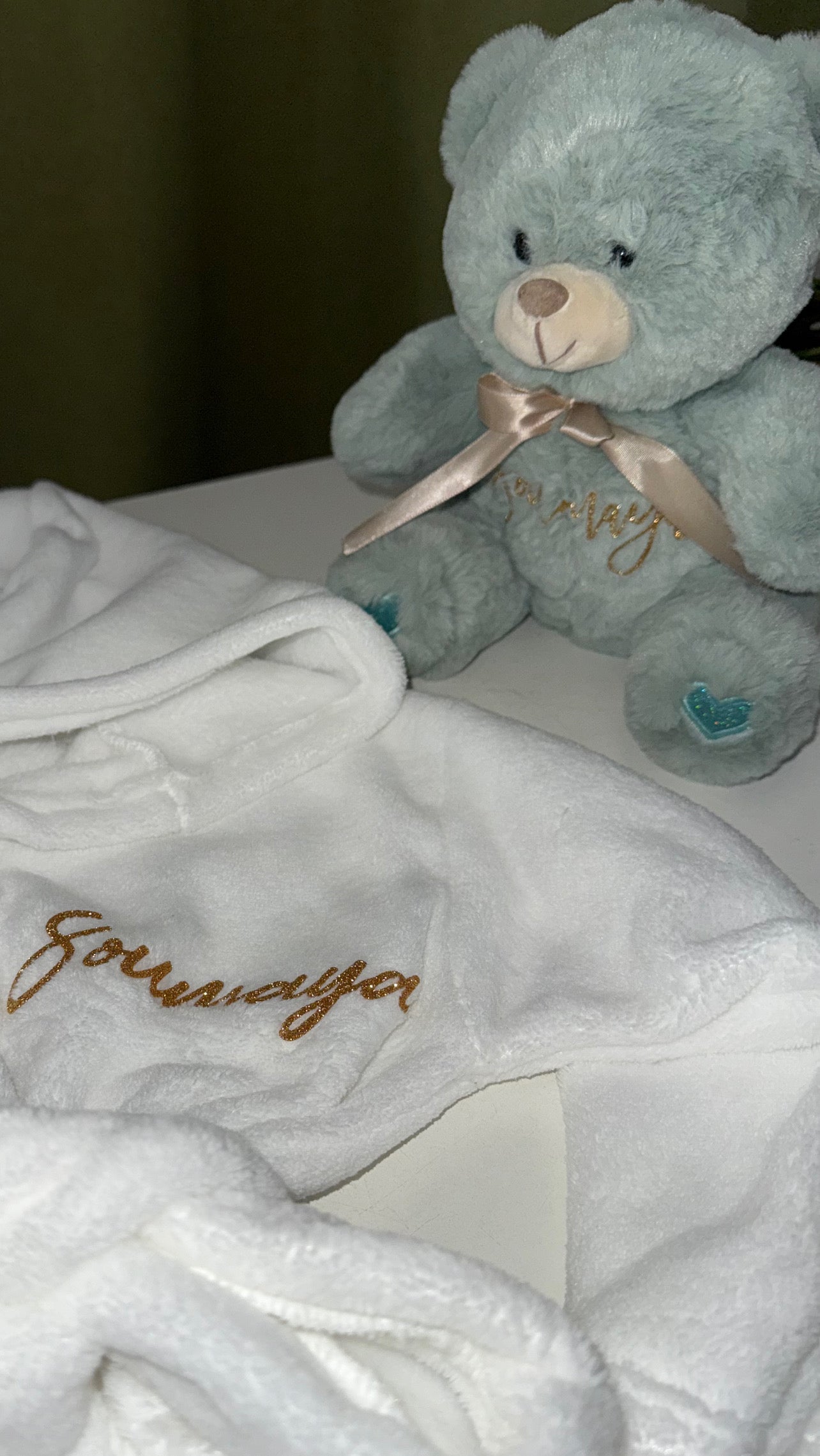 Nounours petit coeur 20 cm