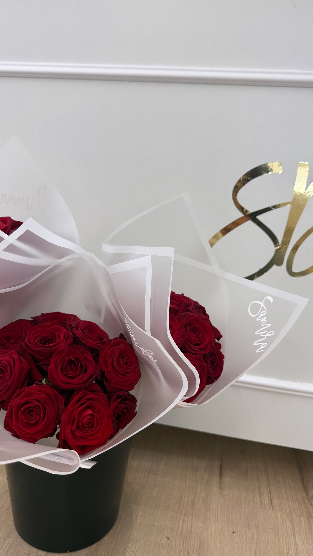Bouquet de rose personnalisée