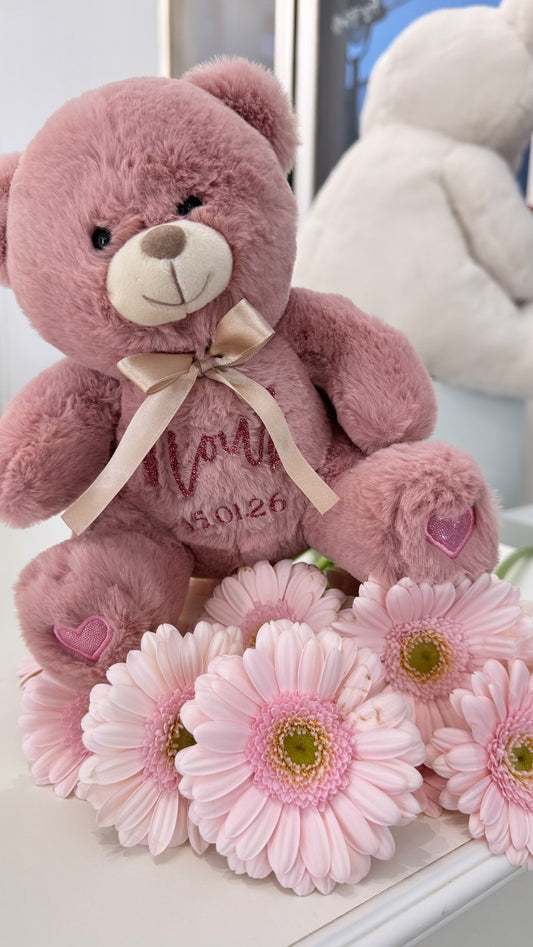 Nounours petit coeur 20 cm