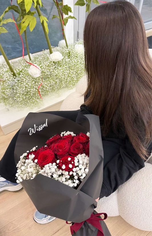 Bouquet de rose personnalisée