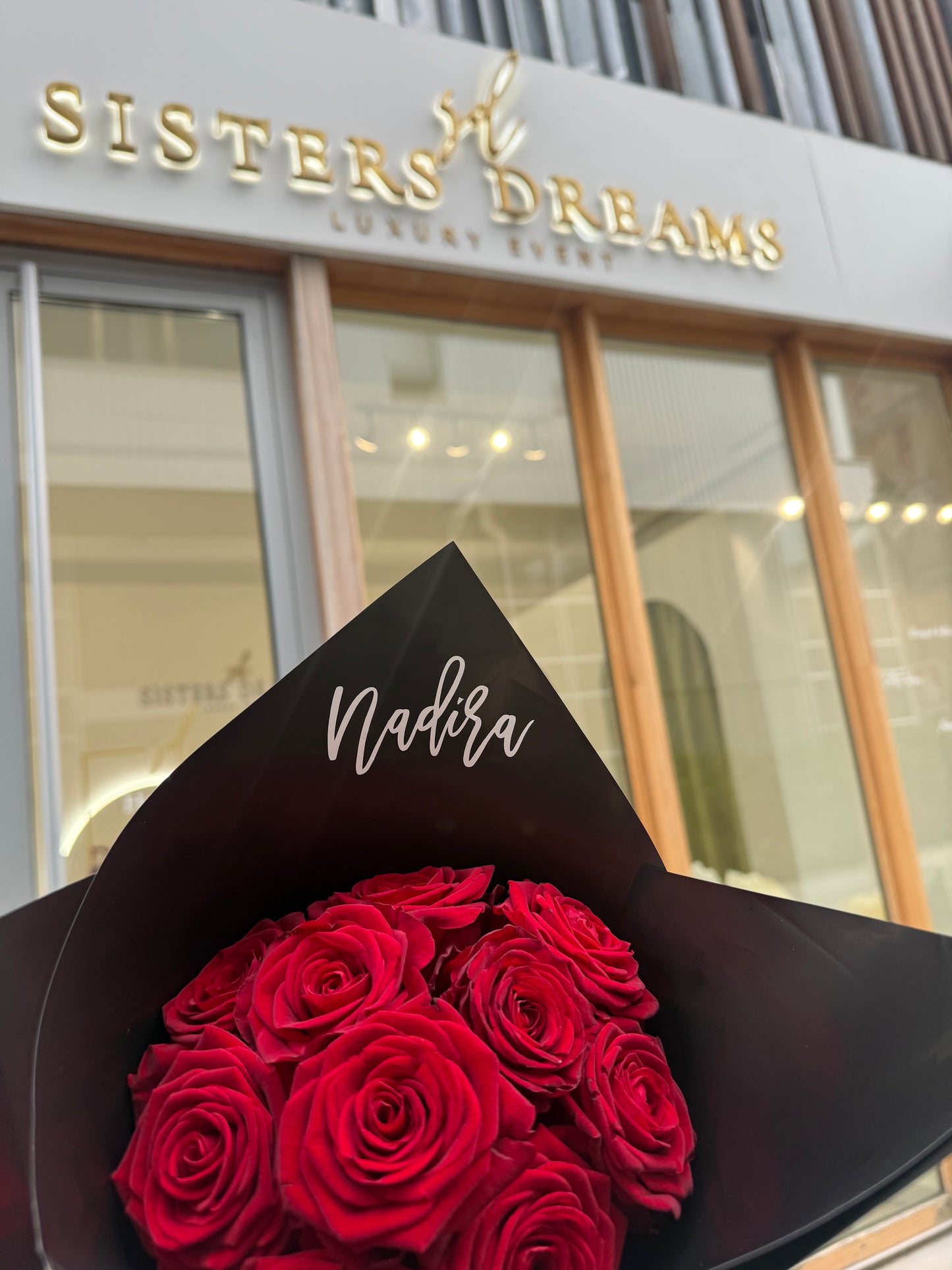 Bouquet de rose personnalisée