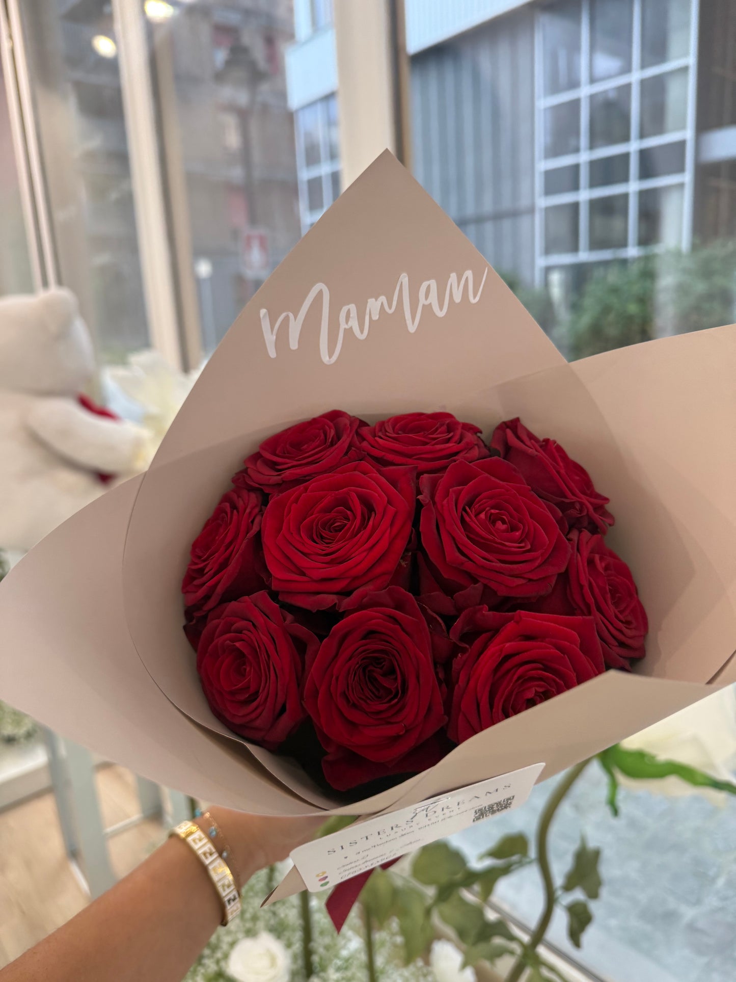 Bouquet de rose personnalisée