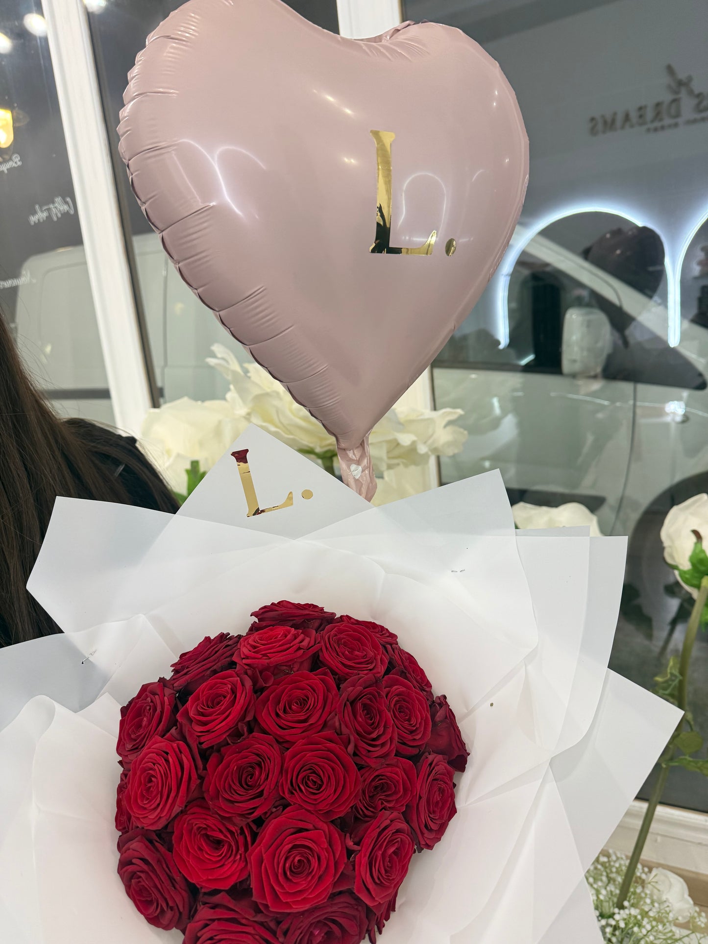 Bouquet de rose personnalisée