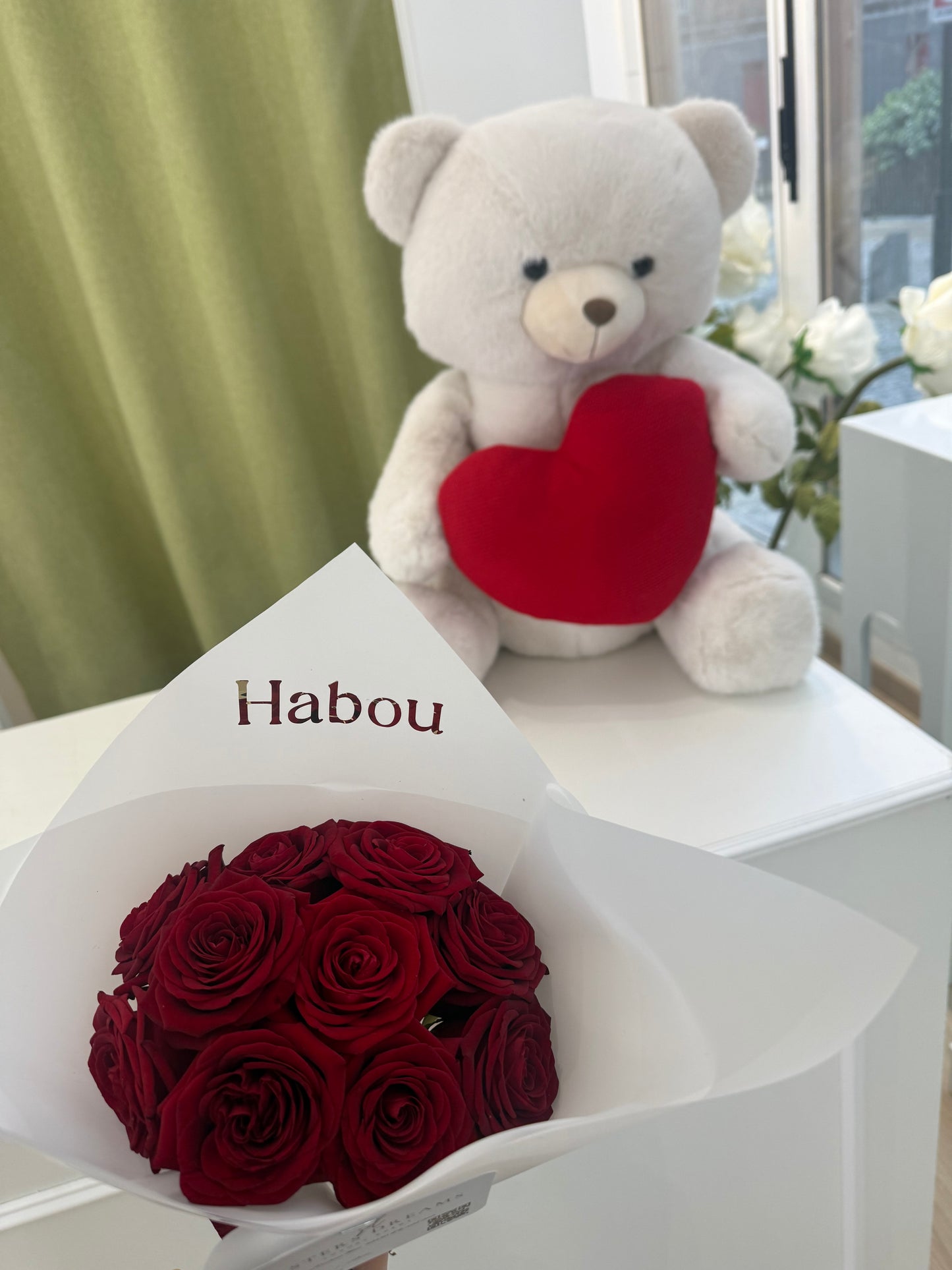 Bouquet de rose personnalisée