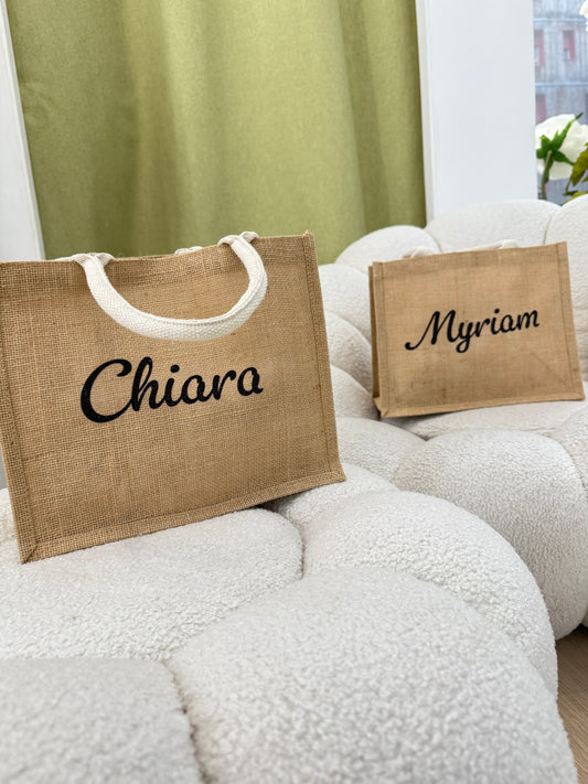 Sac en jute moyen