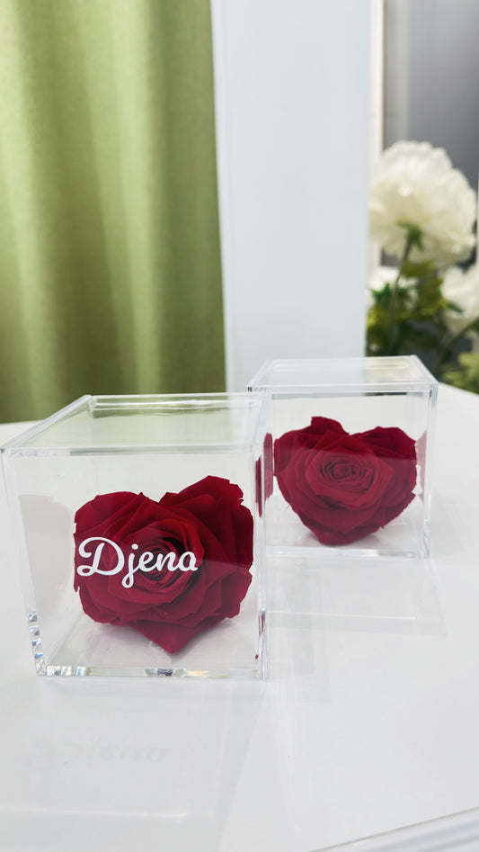 Box love rose eternelle