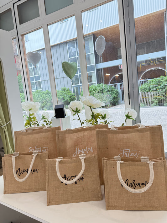 Sac en jute moyen