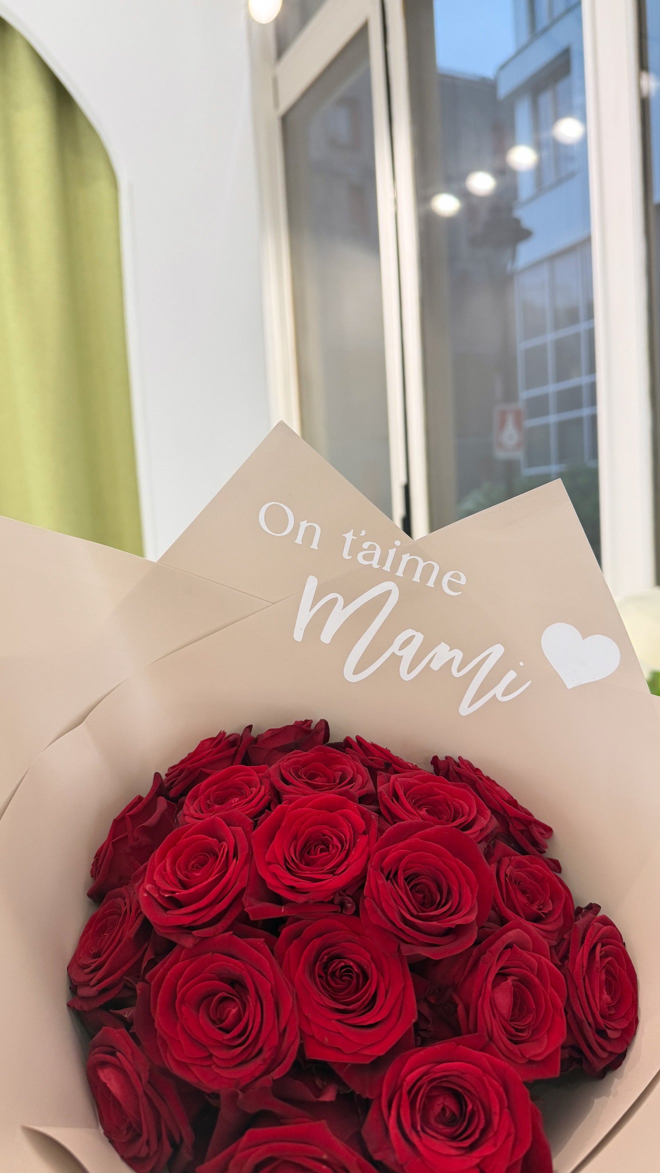 Bouquet de rose personnalisée