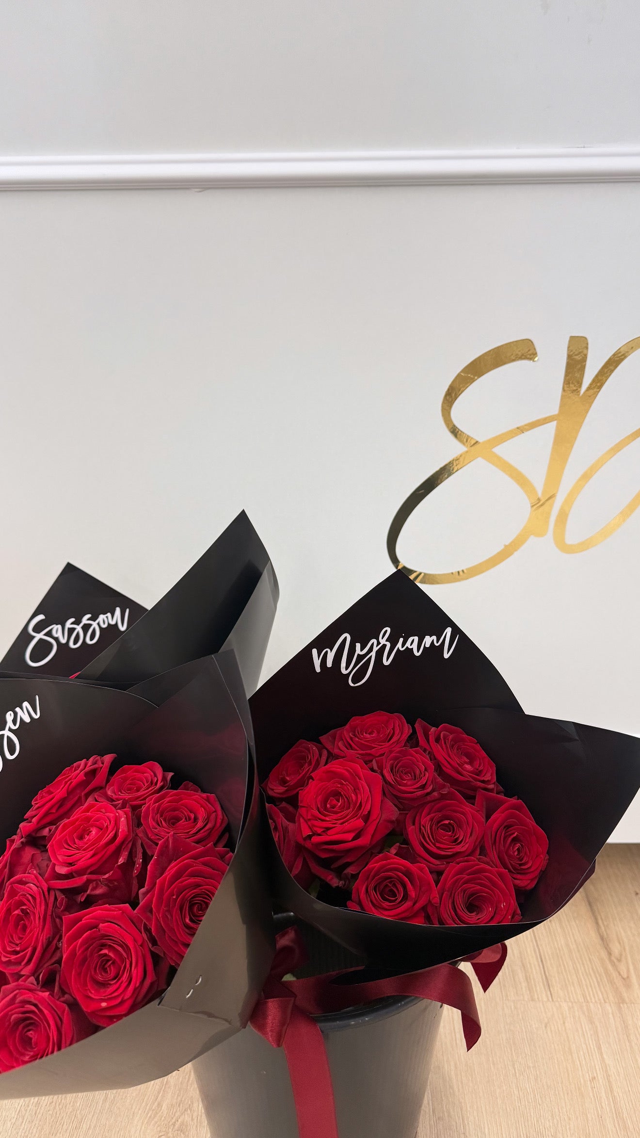 Bouquet de rose personnalisée