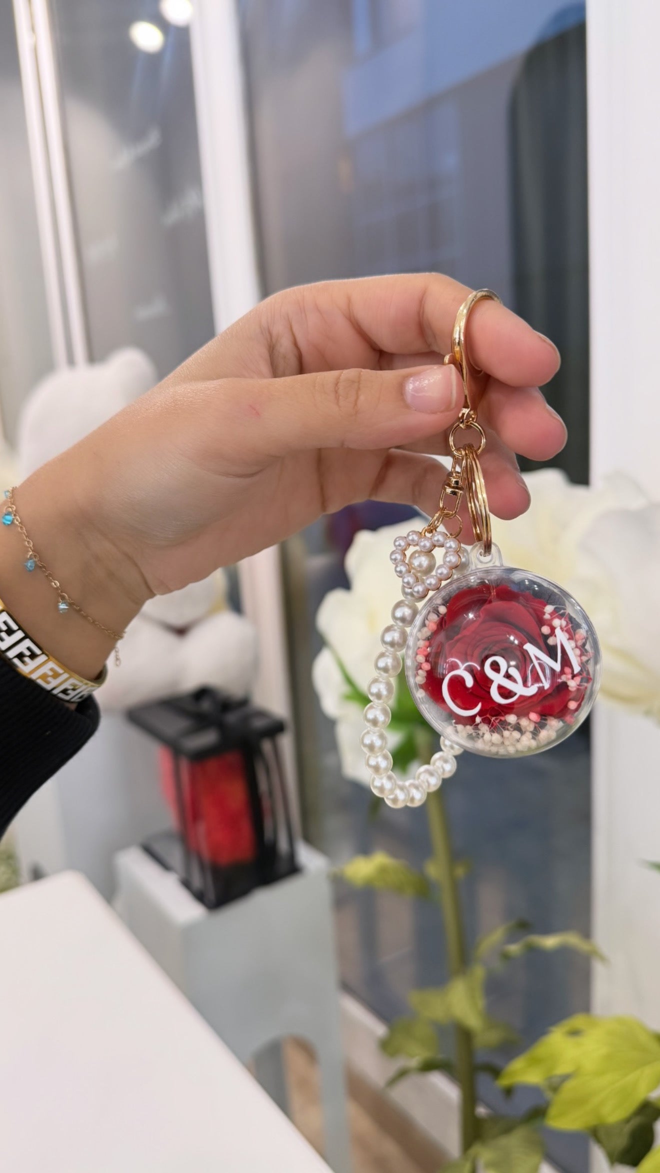 Accessoire rose eternelle