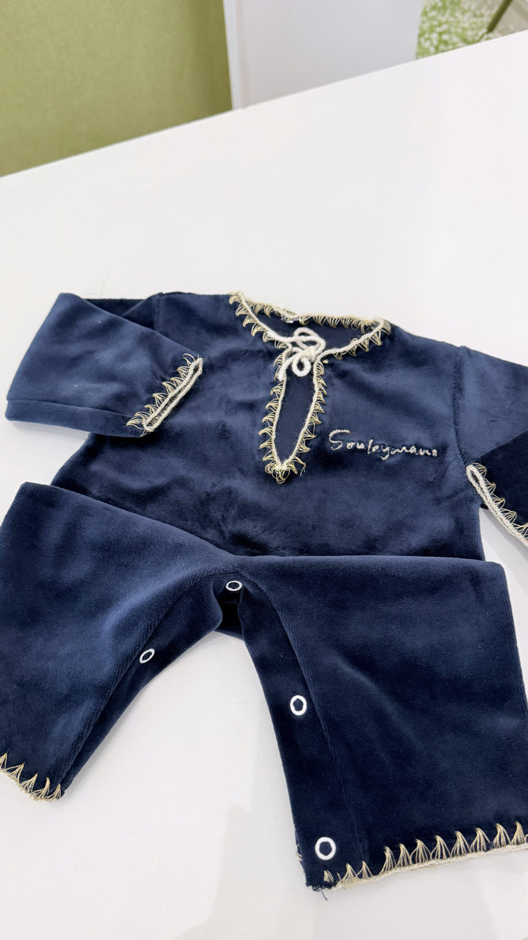 Qamis Combi baby velours